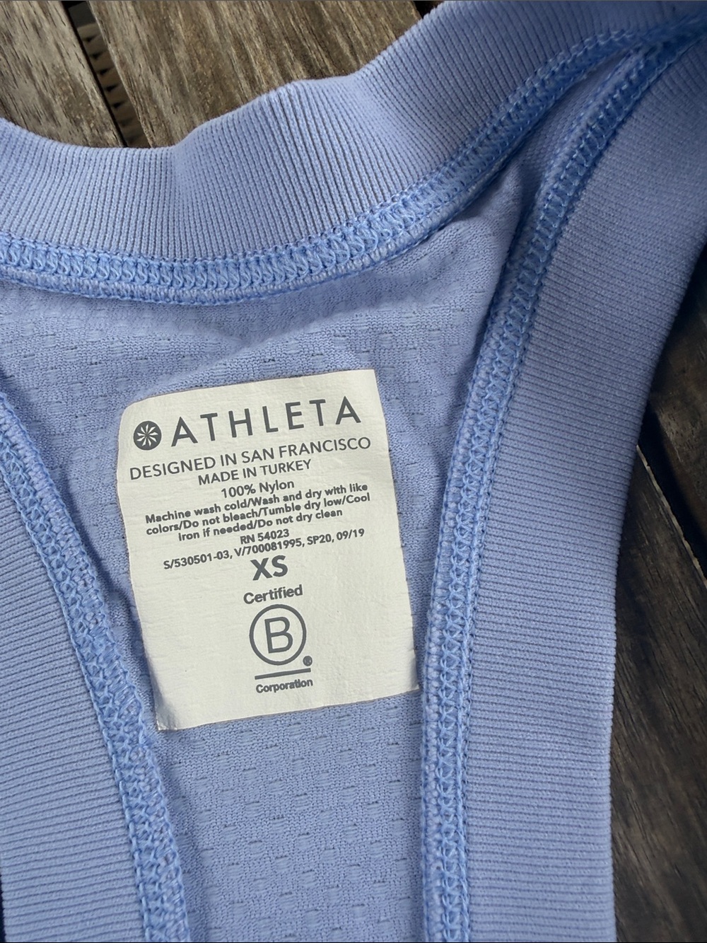 Athleta Light Periwinkle Racerback Tank - Picture 2 of 2